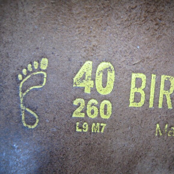 Birkenstock GIZEH Birko Flor Citrine Orange 40 R US W 9 M 7 - Picture 12 of 12